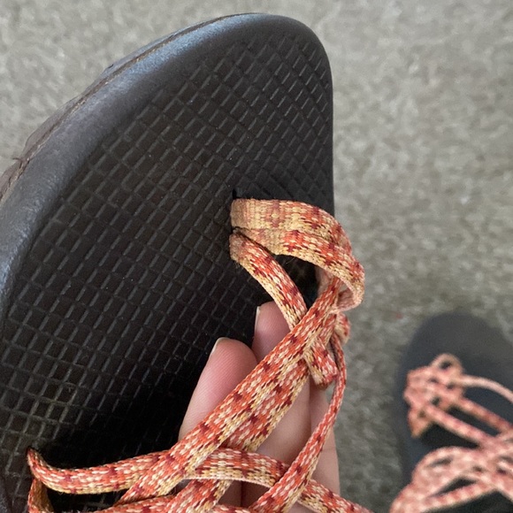 Cute coral Chaco womens sandals size 7 - Picture 5 of 5